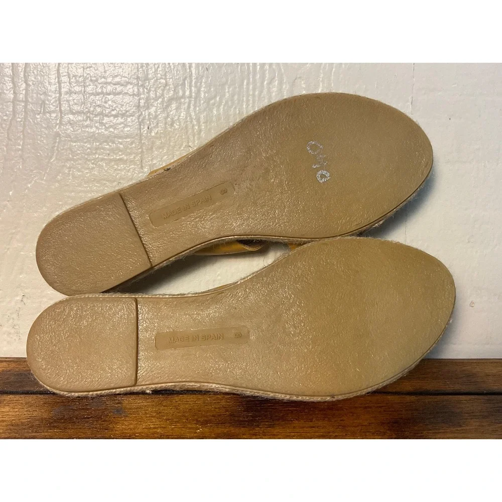 Picon Espadrille Slides Women's 8 Handmade in Spain Leather